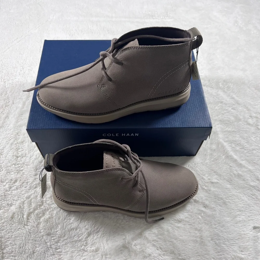 Cole Haan Grand Atlantic CK WR‎ Mens 7 Morel Dune Chukka Boots C37846 New